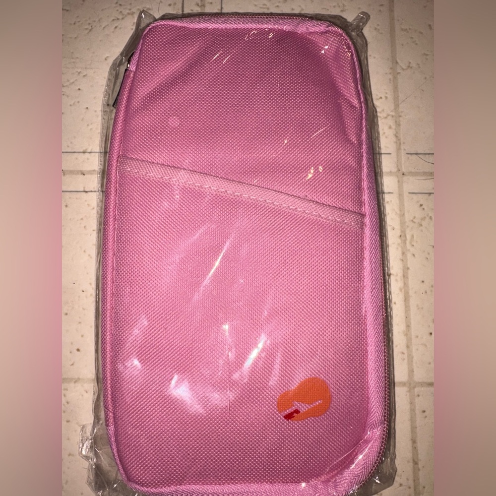 Pink Passport/Document Pouch